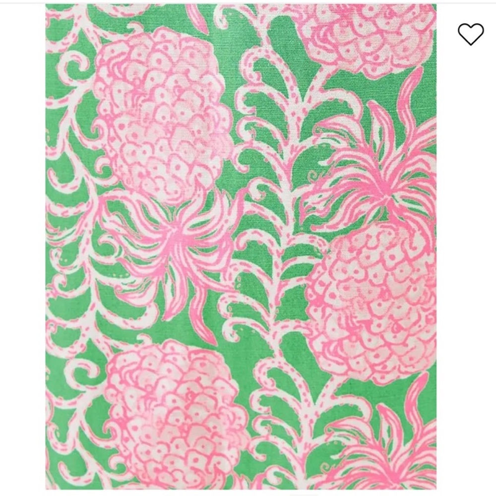 NWT Lilly Pulitzer Eleanora Shift Romper - Fauna Green Party Like A Pineapple - Picture 7 of 8